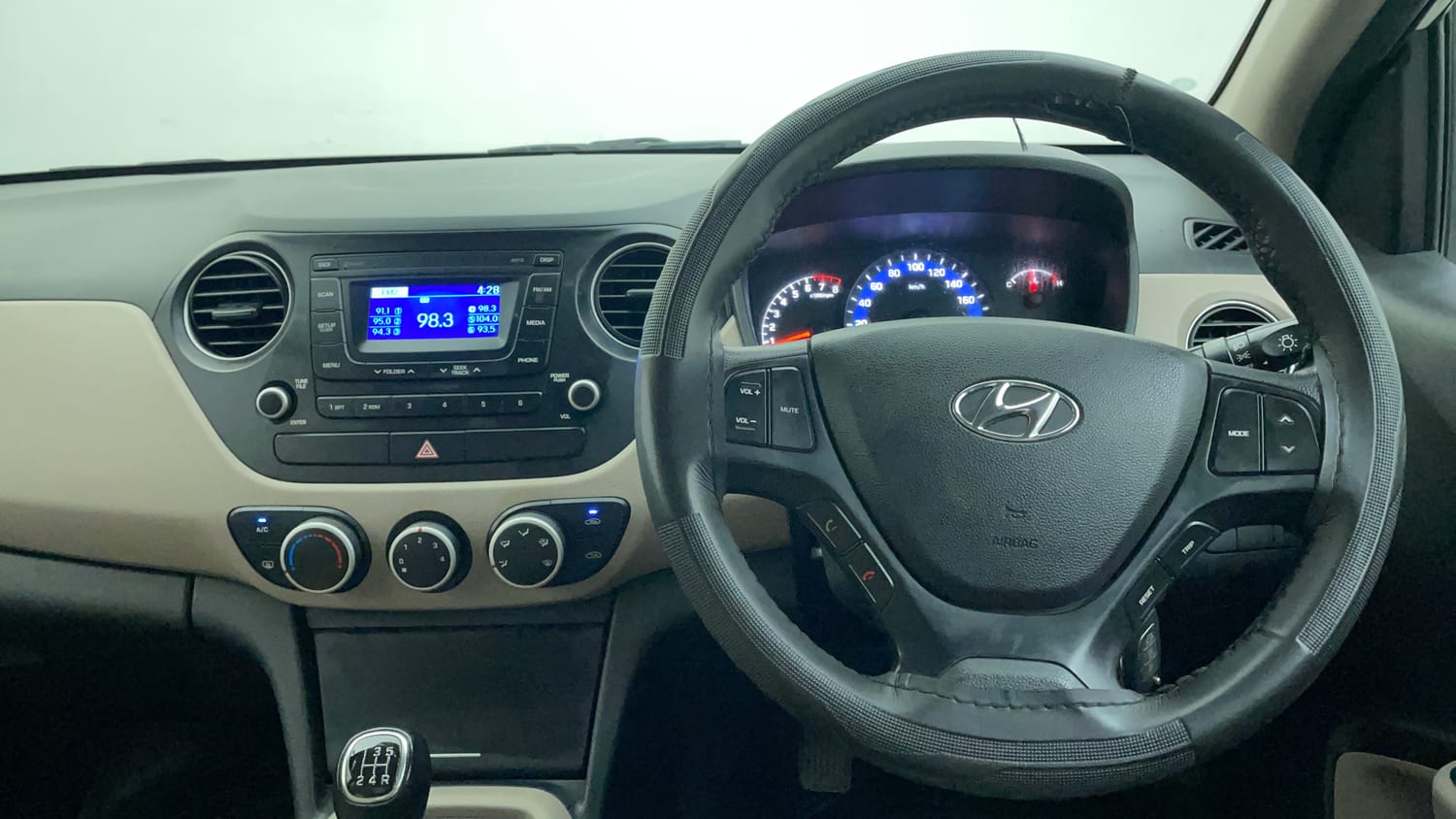 Used 2016 Hyundai Xcent S 1.2 Petrol Manual interior STEERING VIEW