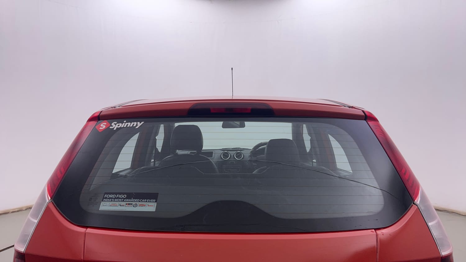 Used 2015 Ford Figo Duratec Petrol ZXI 1.2 Petrol Manual exterior BACK WINDSHIELD VIEW