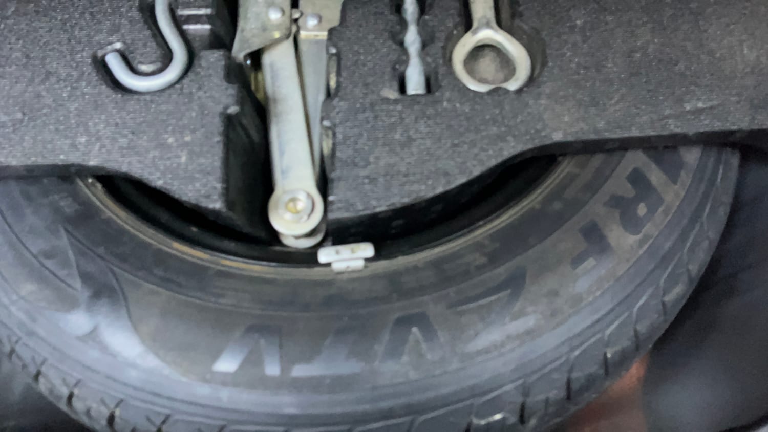 Used 2022 Honda Jazz ZX CVT Petrol Automatic tyres SPARE TYRE VIEW