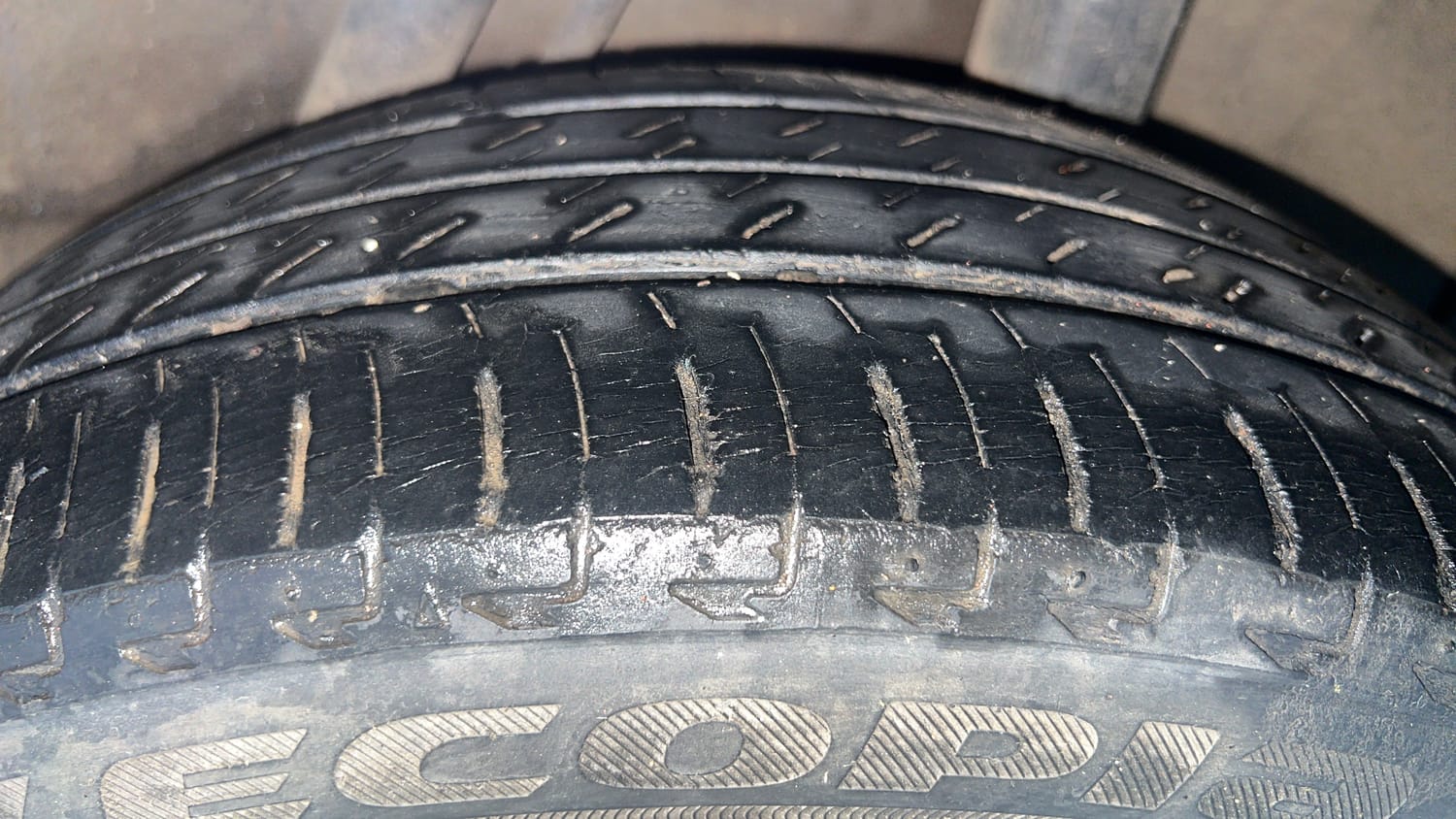 Used 2019 Honda City VX CVT Petrol Petrol Automatic tyres LEFT REAR TYRE TREAD VIEW