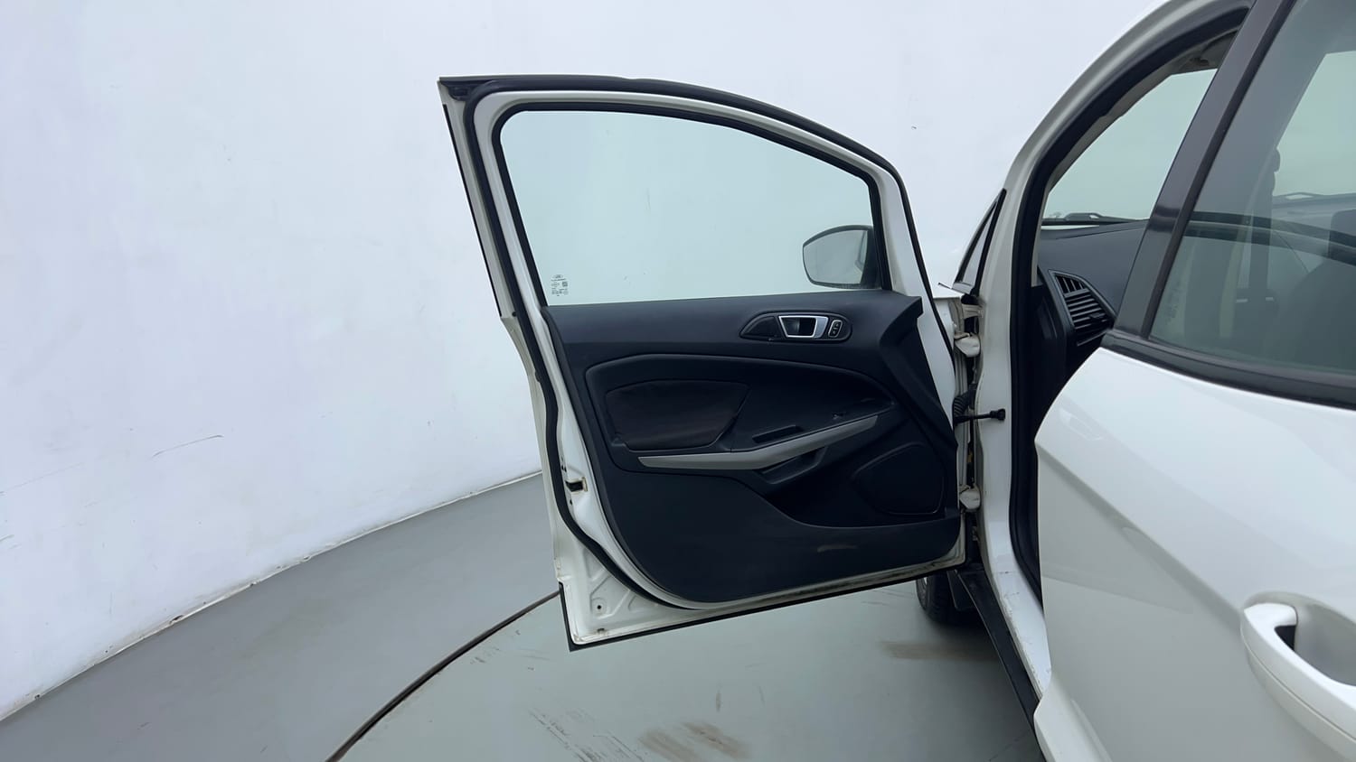 Used 2018 Ford EcoSport Titanium 1.5L TDCi Diesel Manual interior LEFT FRONT DOOR OPEN VIEW