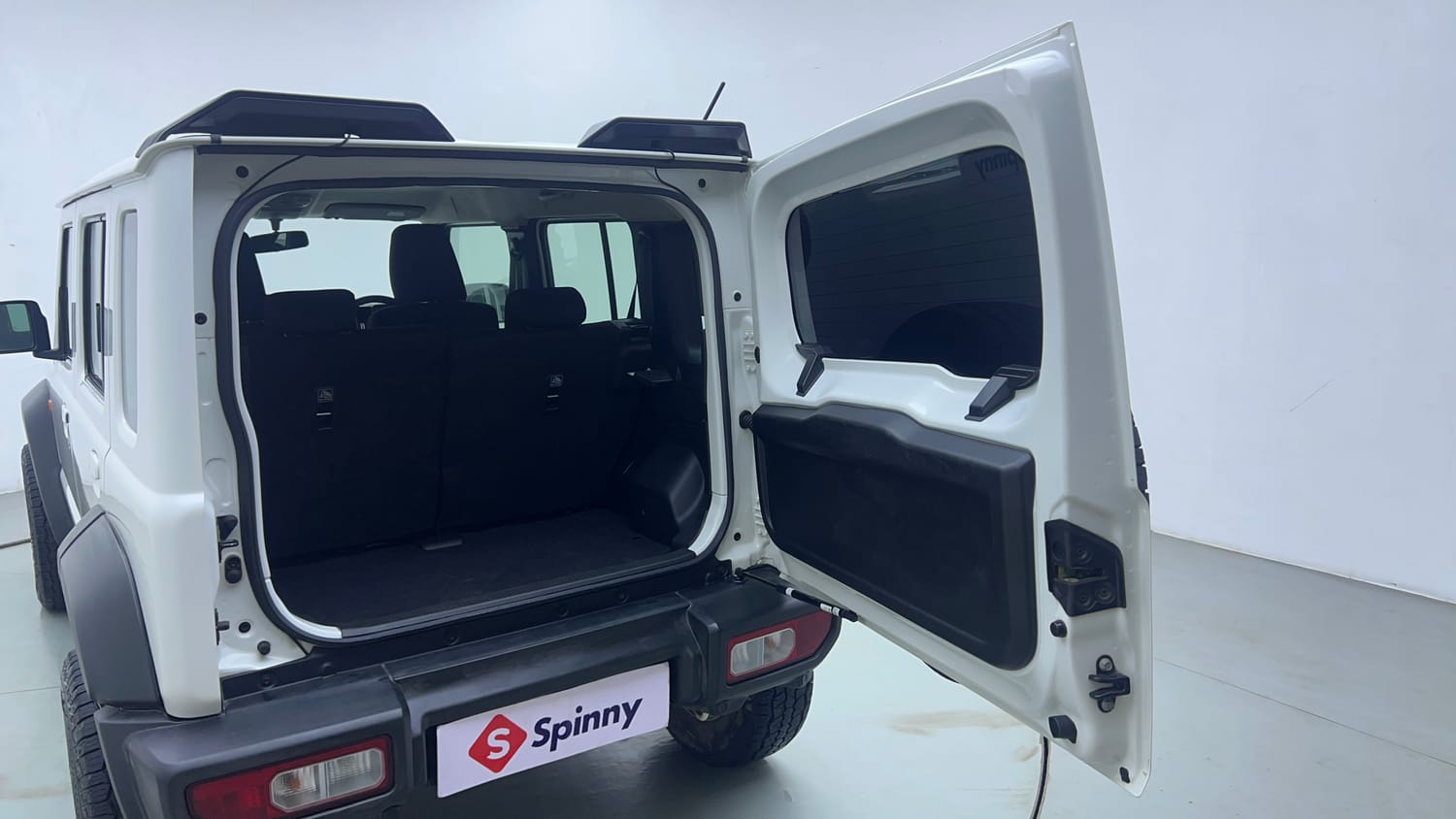 Used 2023 Maruti Suzuki Jimny Alpha AT Petrol Automatic interior DICKY DOOR OPEN VIEW
