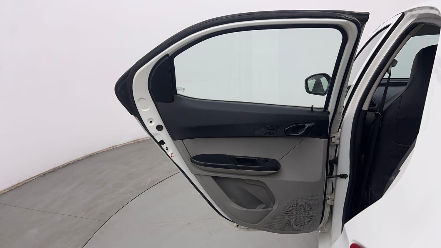 Used 2019 Tata Tiago Revotron XT Petrol Manual interior LEFT REAR DOOR OPEN VIEW