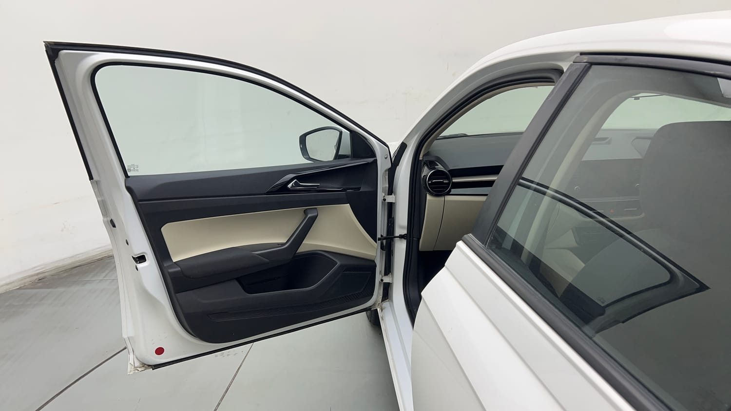 Used 2023 Skoda Slavia Ambition 1.0L TSI MT Petrol Manual interior LEFT FRONT DOOR OPEN VIEW