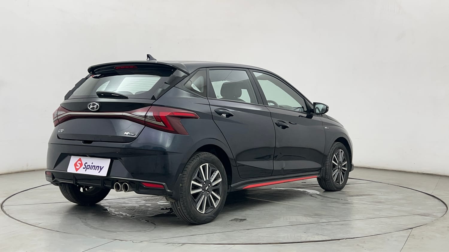 Used 2023 Hyundai i20 N Line N8 1.0 Turbo DCT Petrol Automatic exterior RIGHT REAR CORNER VIEW