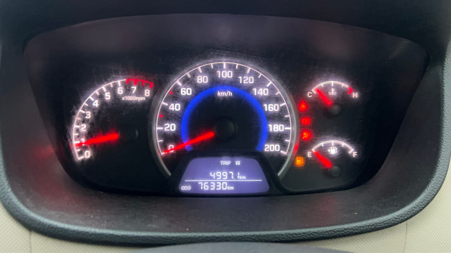 Used 2018 Hyundai Grand i10 Magna 1.2 Kappa VTVT Petrol Manual interior CLUSTERMETER VIEW