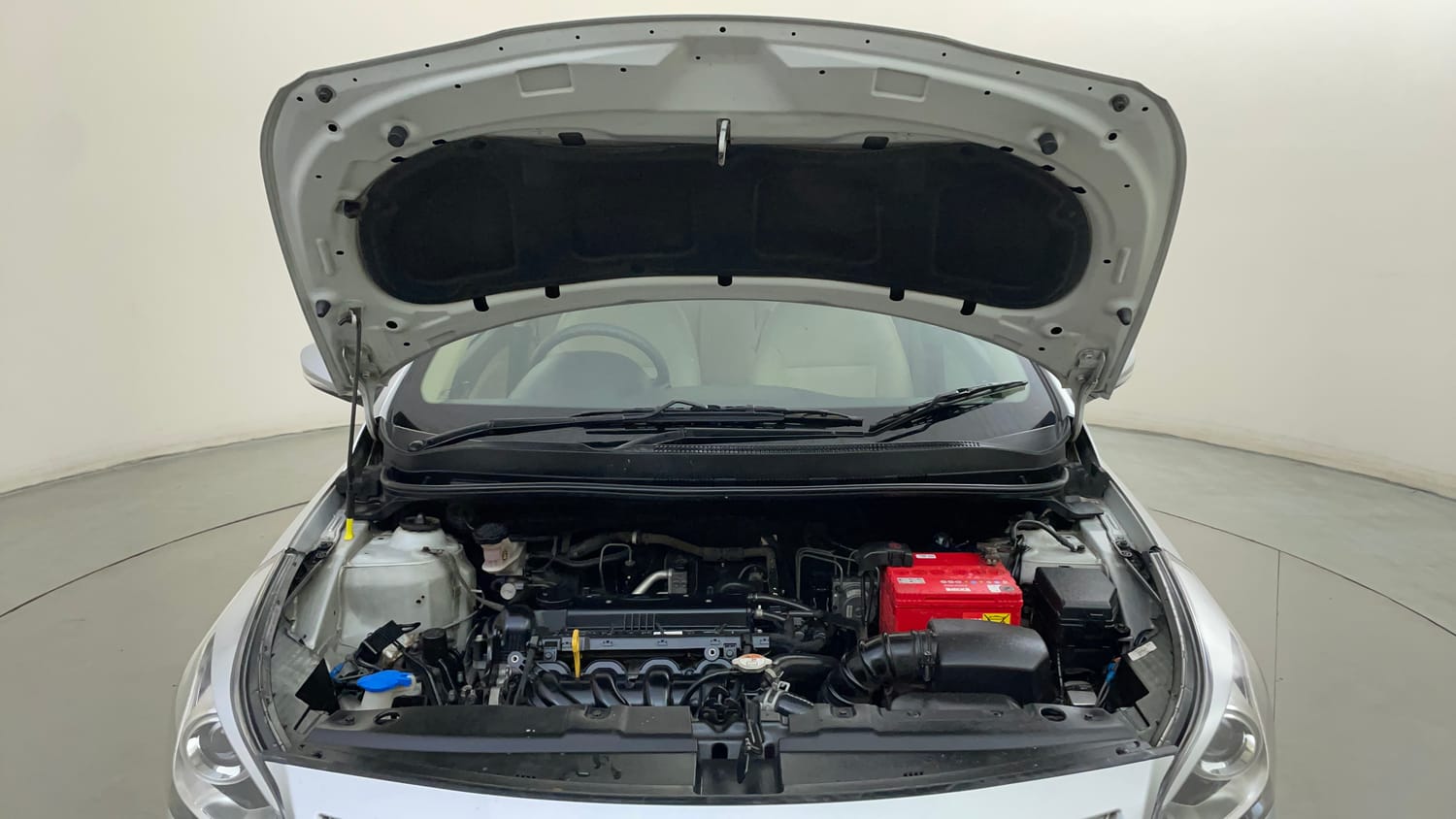 Used 2016 Hyundai Fluidic Verna 4S 1.6 VTVT SX Petrol Manual engine ENGINE & BONNET OPEN FRONT VIEW