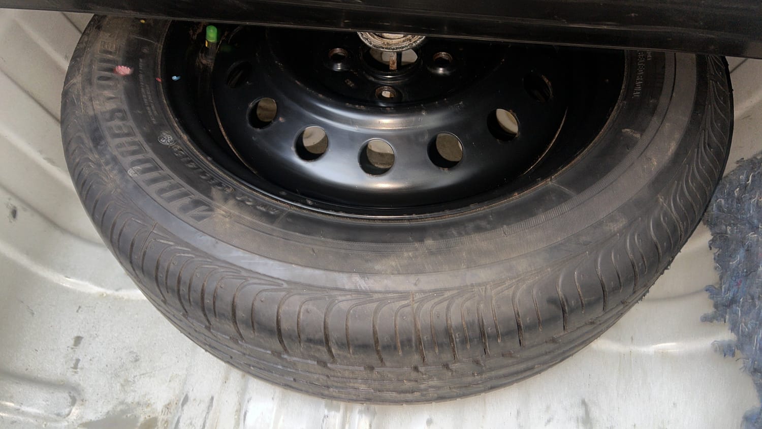Used 2016 Toyota Etios VX Petrol Manual tyres SPARE TYRE VIEW