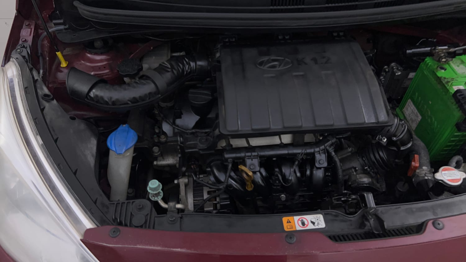 Used 2017 Hyundai Grand i10 Magna AT 1.2 Kappa VTVT Petrol Automatic engine ENGINE RIGHT SIDE VIEW