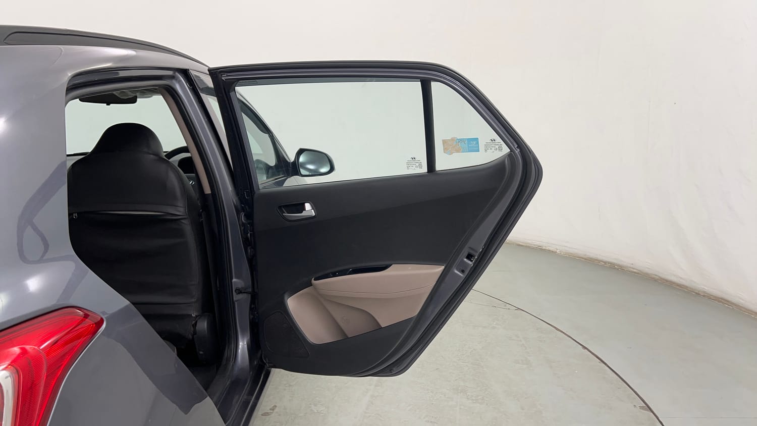 Used 2018 Hyundai Grand i10 Sportz 1.2 Kappa VTVT Petrol Manual interior RIGHT REAR DOOR OPEN VIEW