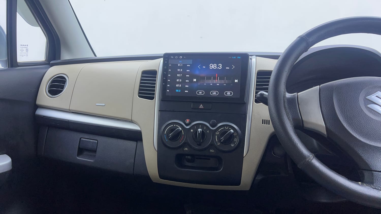 Used 2017 Maruti Suzuki Wagon R LXI CNG Cng Manual interior MUSIC SYSTEM & AC CONTROL VIEW