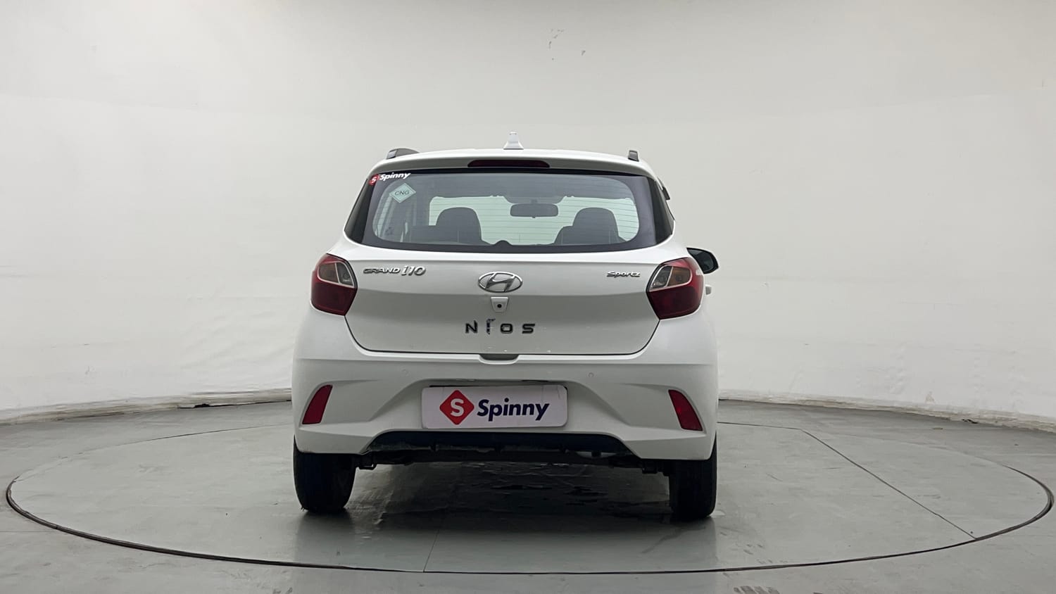 Used 2022 Hyundai Grand i10 Nios Sportz 1.2 Kappa VTVT CNG Cng Manual exterior BACK VIEW