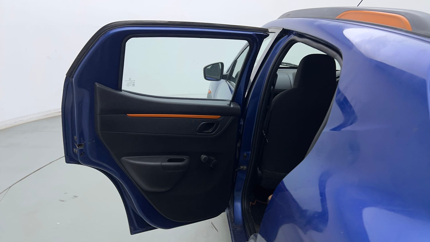 Used 2017 Renault Kwid CLIMBER 1.0 AMT Petrol Automatic interior LEFT REAR DOOR OPEN VIEW