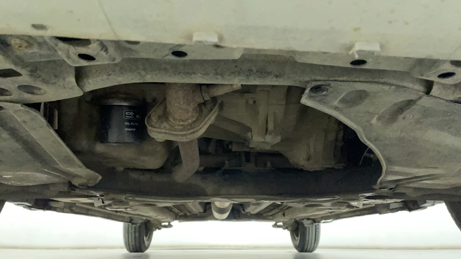 Used 2017 Maruti Suzuki Swift VXi Petrol Manual extra FRONT LEFT UNDERBODY VIEW