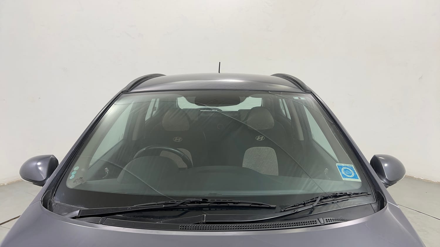 Used 2014 Hyundai Grand i10 Asta AT 1.2 Kappa VTVT Petrol Automatic exterior FRONT WINDSHIELD VIEW