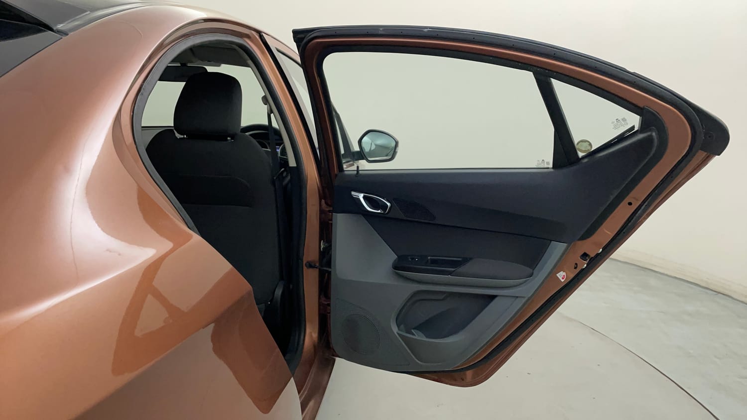 Used 2017 Tata Tigor Revotron XZ (O) Petrol Manual interior RIGHT REAR DOOR OPEN VIEW