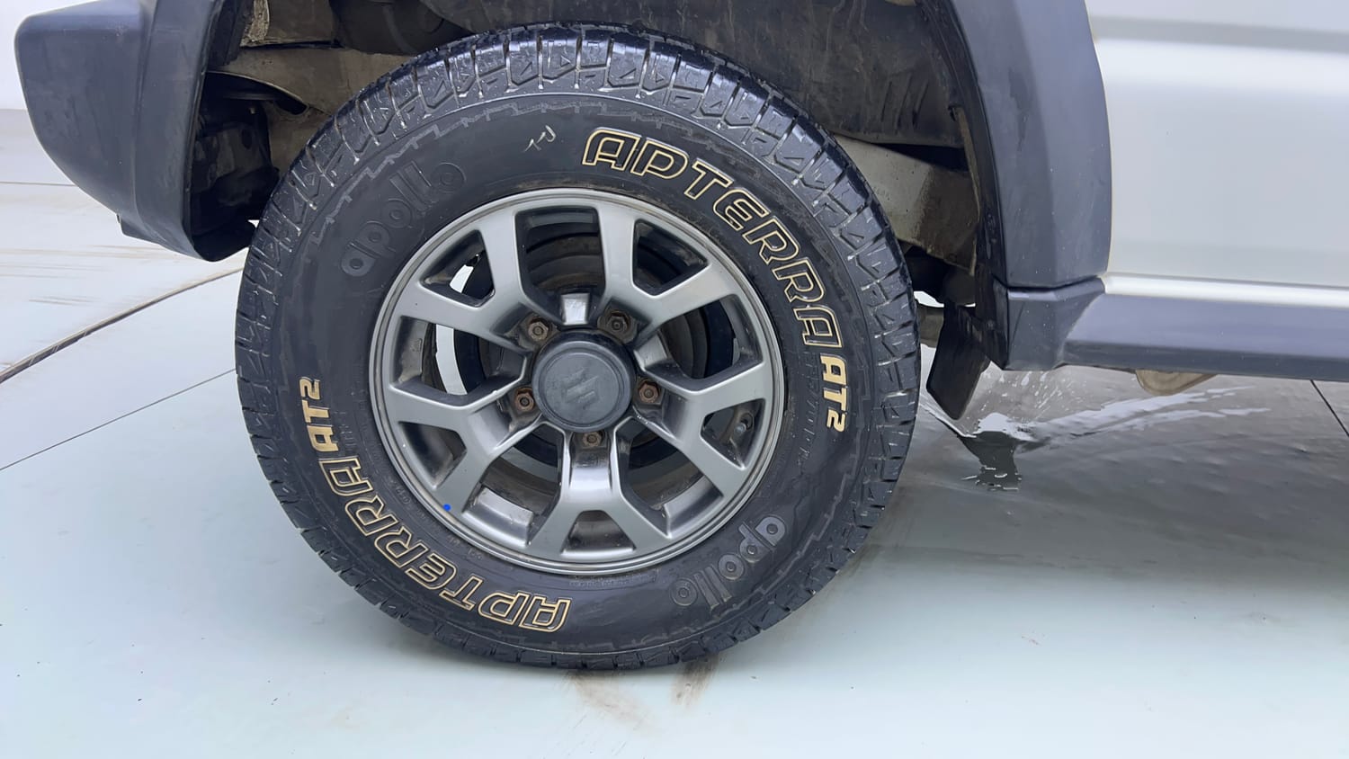 Used 2023 Maruti Suzuki Jimny Alpha AT Petrol Automatic tyres RIGHT REAR TYRE RIM VIEW