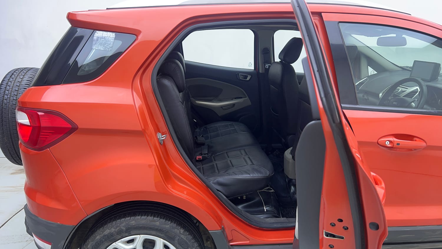 Used 2017 Ford EcoSport Titanium 1.5L Ti-VCT Petrol Manual interior RIGHT SIDE REAR DOOR CABIN VIEW