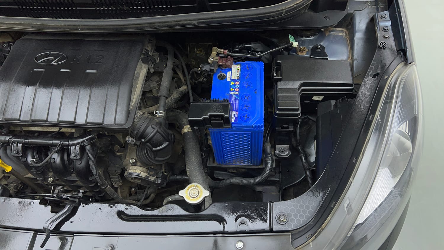 Used 2020 Hyundai Grand i10 Nios Sportz 1.2 Kappa VTVT Petrol Manual engine ENGINE LEFT SIDE VIEW