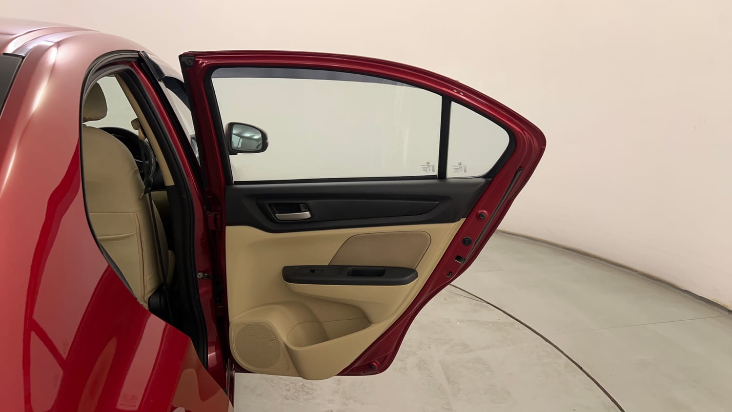 Used 2020 Honda Amaze 1.2 V CVT Petrol Petrol Automatic interior RIGHT REAR DOOR OPEN VIEW