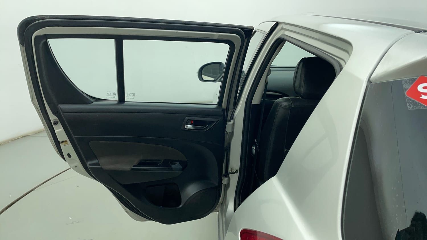 Used 2017 Maruti Suzuki Swift VXi Petrol Manual interior LEFT REAR DOOR OPEN VIEW