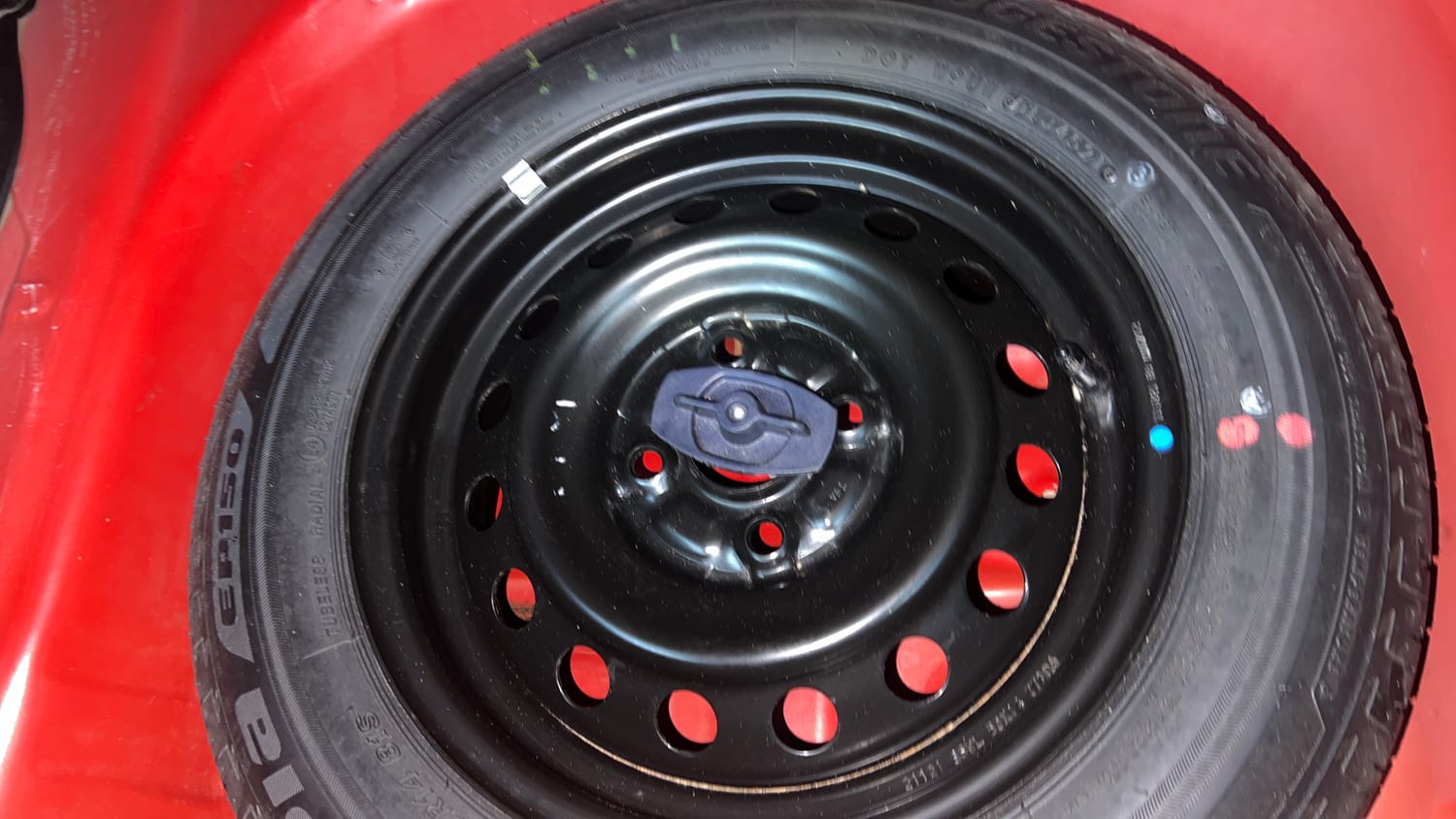 Used 2022 Maruti Suzuki Celerio VXi Petrol Manual tyres SPARE TYRE VIEW