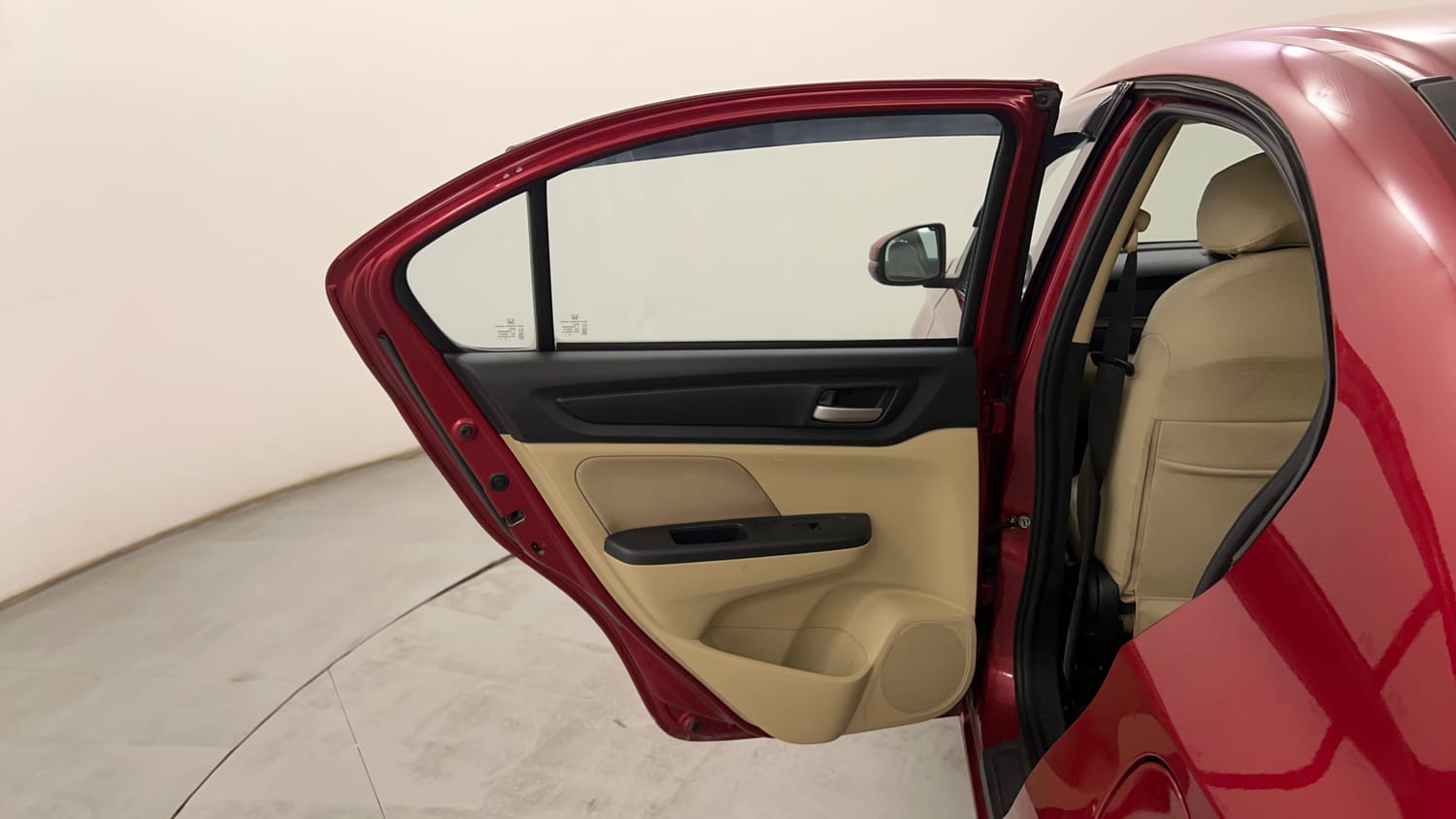 Used 2020 Honda Amaze 1.2 V CVT Petrol Petrol Automatic interior LEFT REAR DOOR OPEN VIEW