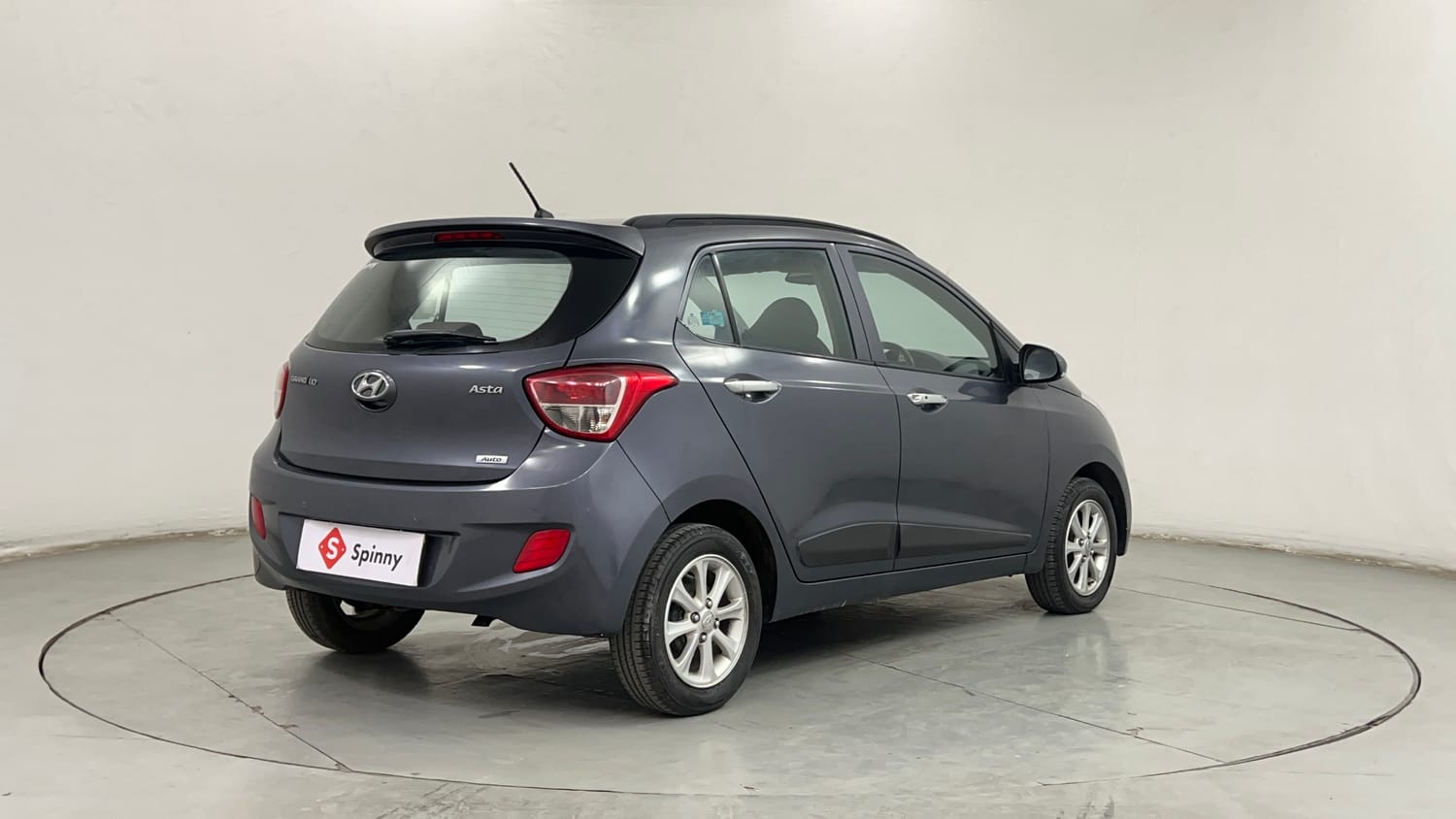 Used 2014 Hyundai Grand i10 Asta AT 1.2 Kappa VTVT Petrol Automatic exterior RIGHT REAR CORNER VIEW