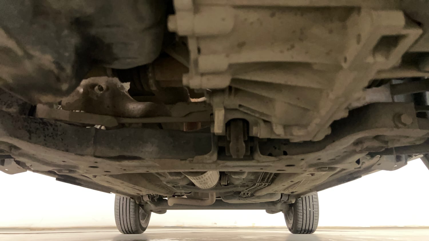 Used 2021 Ford EcoSport Trend 1.5L Ti-VCT Petrol Manual extra FRONT LEFT UNDERBODY VIEW