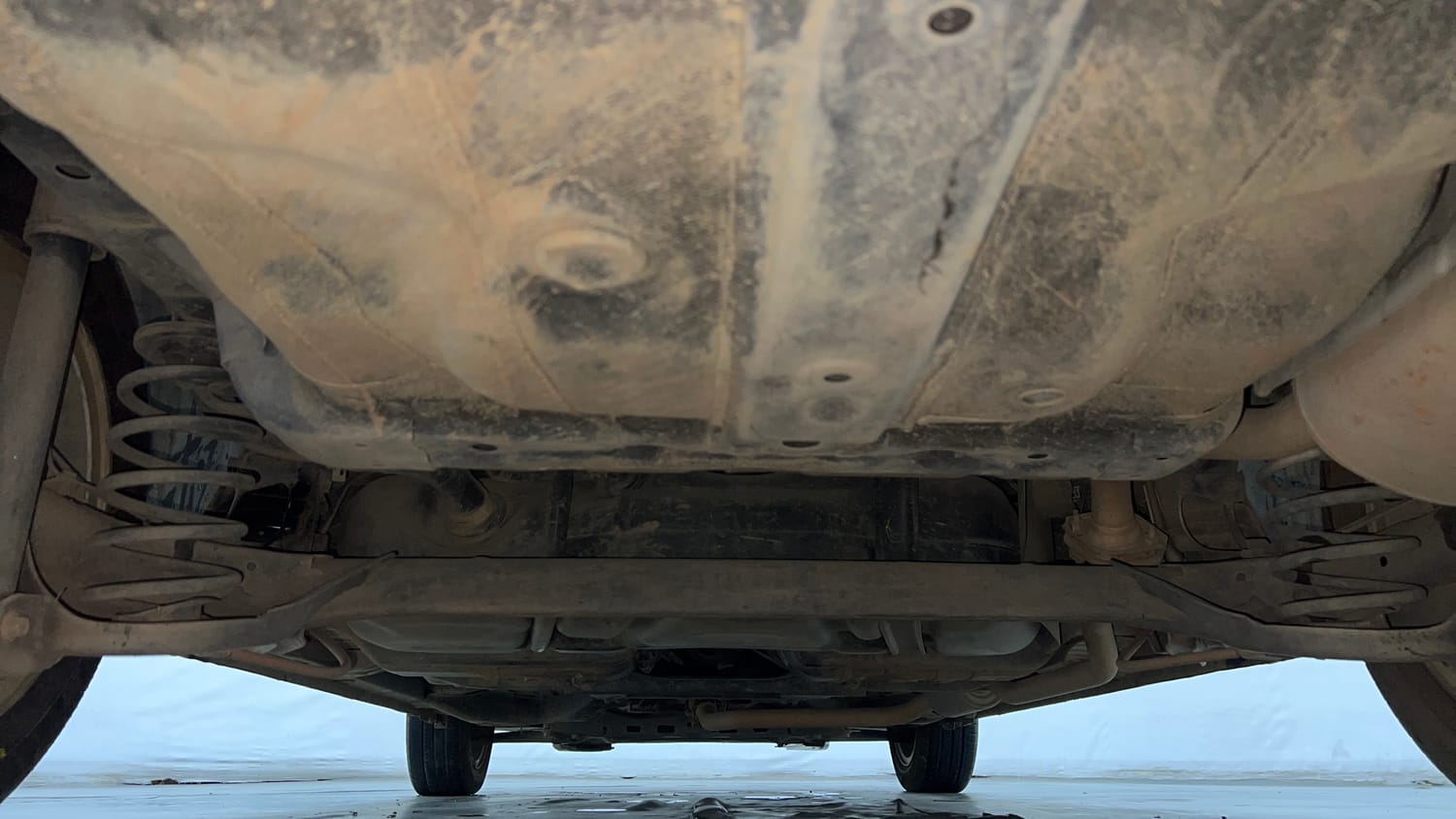Used 2022 Honda City 4th Generation V Petrol Petrol Manual extra REAR UNDERBODY VIEW (TAKEN FROM REAR)