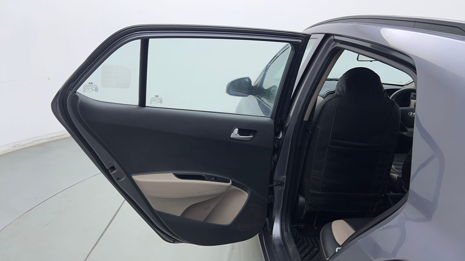 Used 2016 Hyundai Grand i10 Sportz 1.2 Kappa VTVT Petrol Manual interior LEFT REAR DOOR OPEN VIEW
