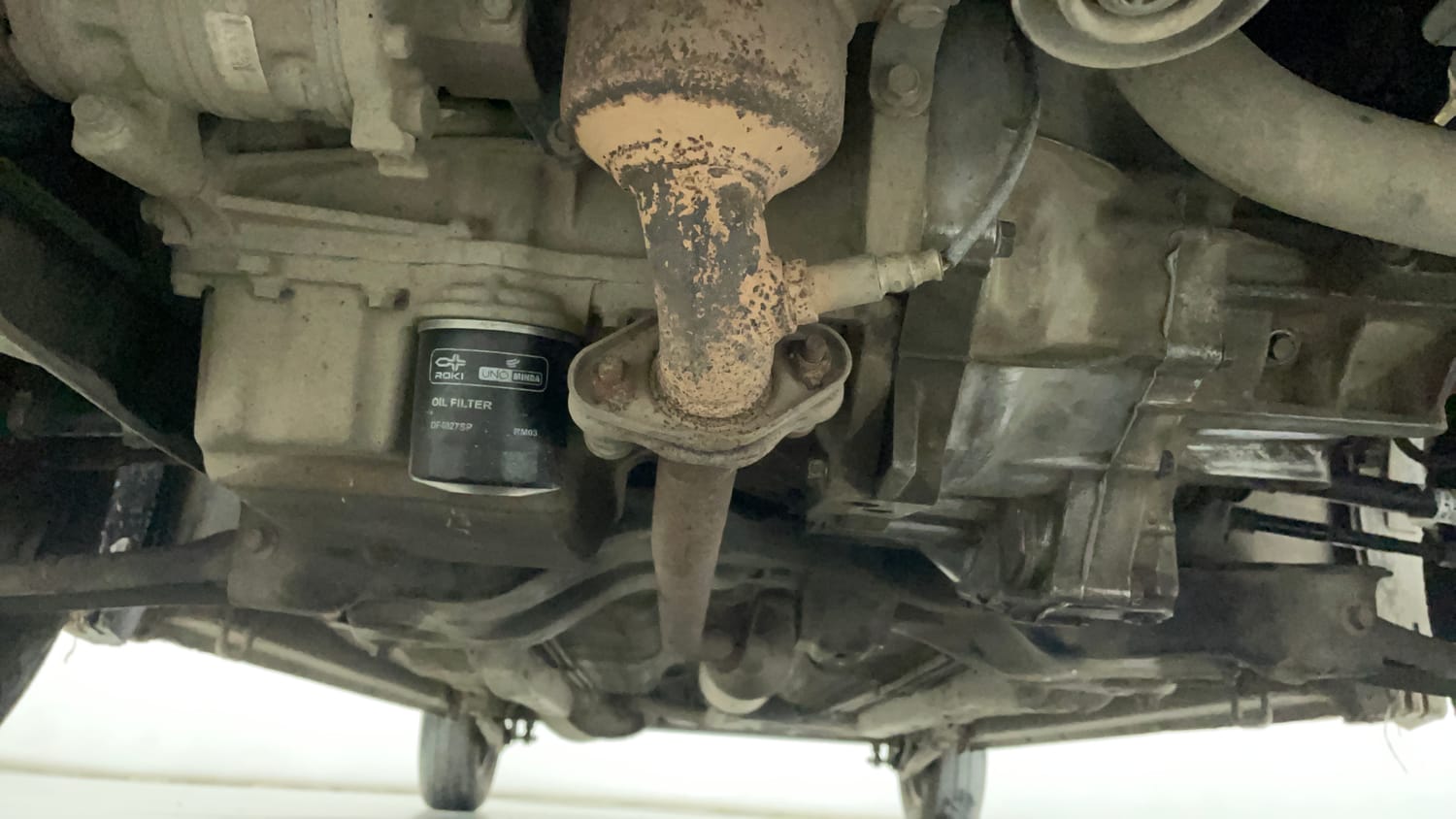Used 2017 Maruti Suzuki Wagon R LXI CNG Cng Manual extra FRONT LEFT UNDERBODY VIEW
