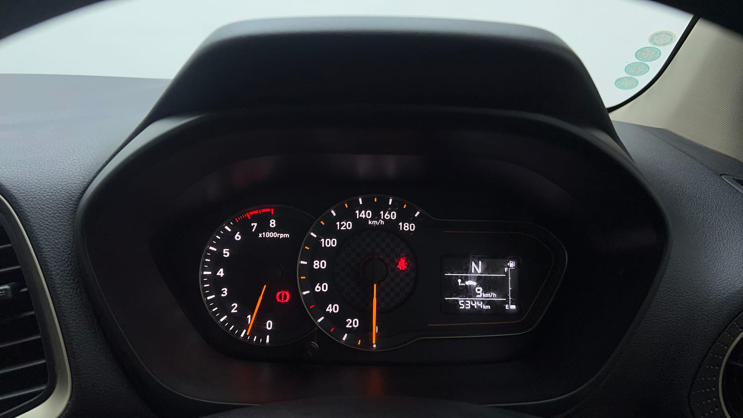 Used 2021 Hyundai Santro Sportz AMT Petrol Automatic interior CLUSTERMETER VIEW