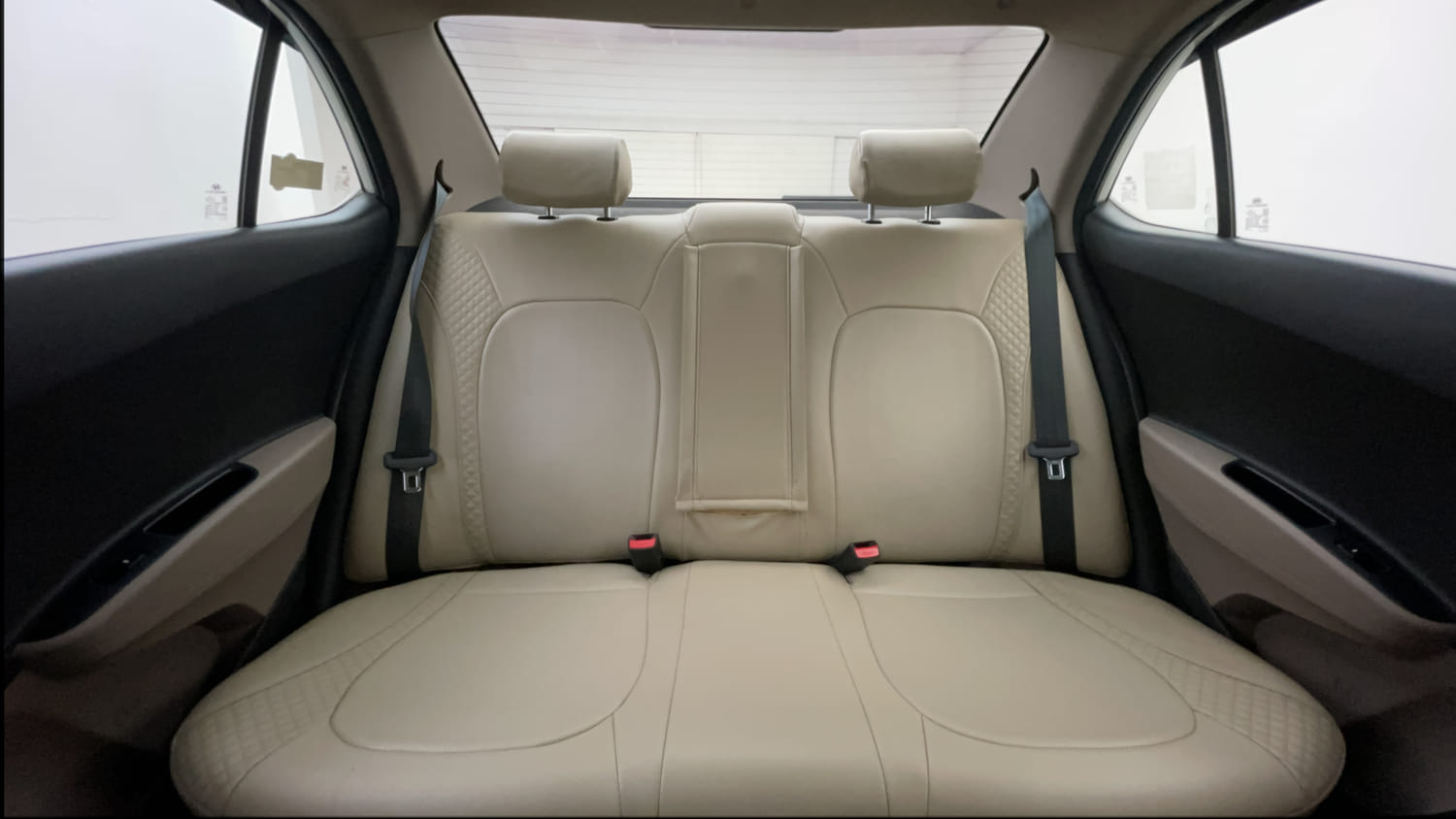 Used 2016 Hyundai Xcent S 1.2 Petrol Manual interior REAR SEAT CONDITION VIEW