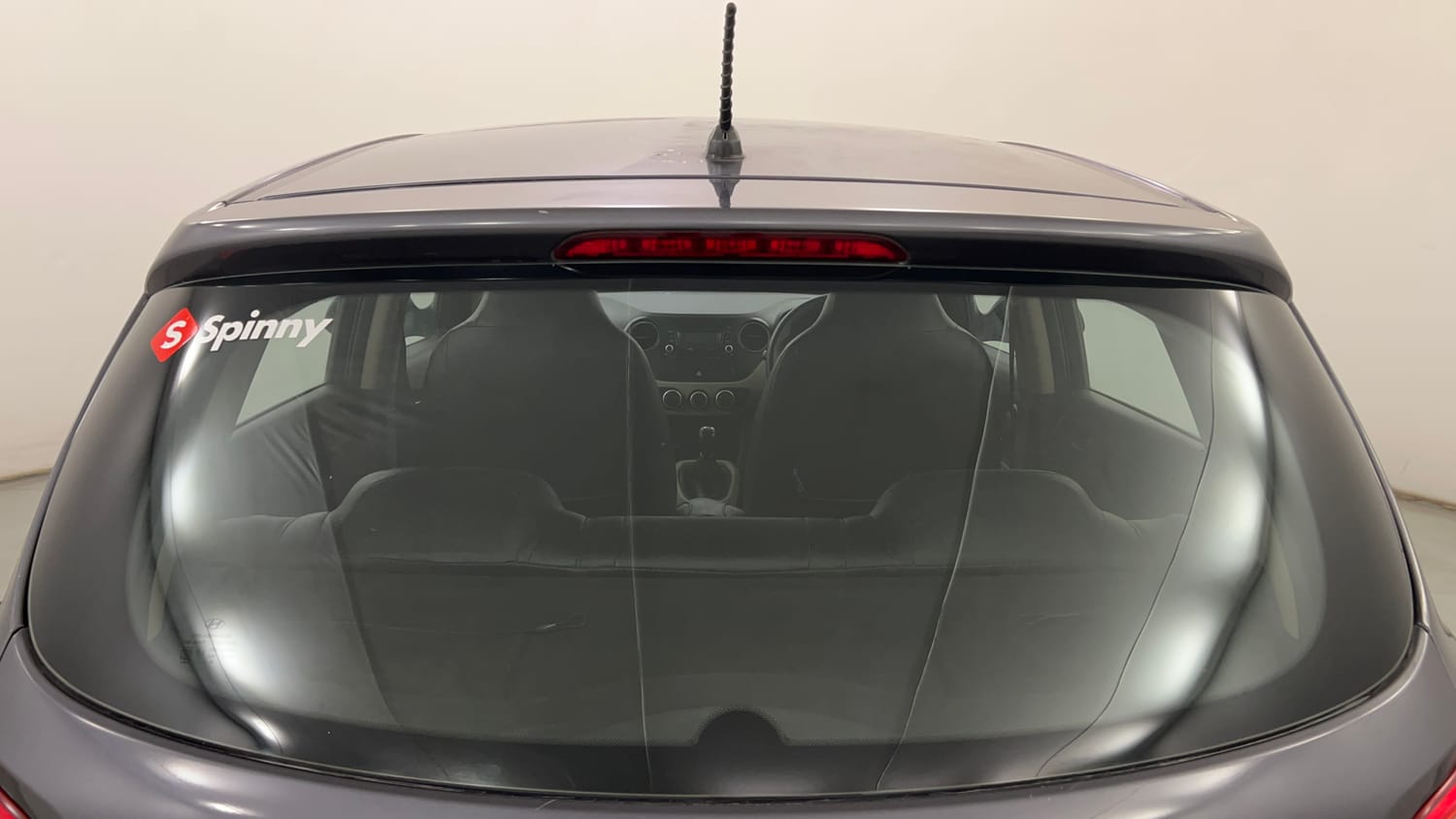 Used 2014 Hyundai Grand i10 Magna 1.2 Kappa VTVT Petrol Manual exterior BACK WINDSHIELD VIEW