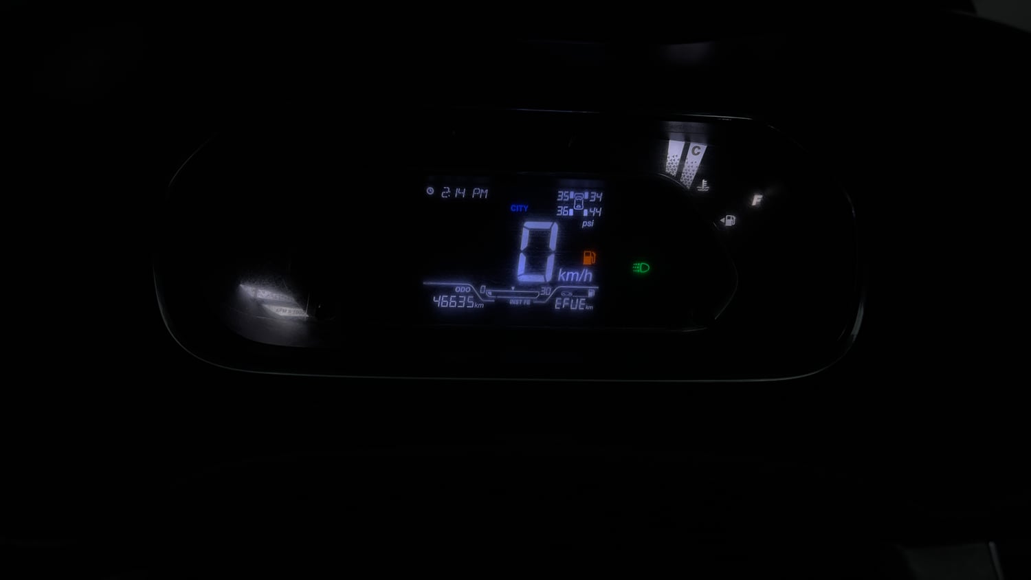 Used 2020 Tata Nexon XZ Plus (O) Dual Tone Petrol Manual interior CLUSTERMETER VIEW
