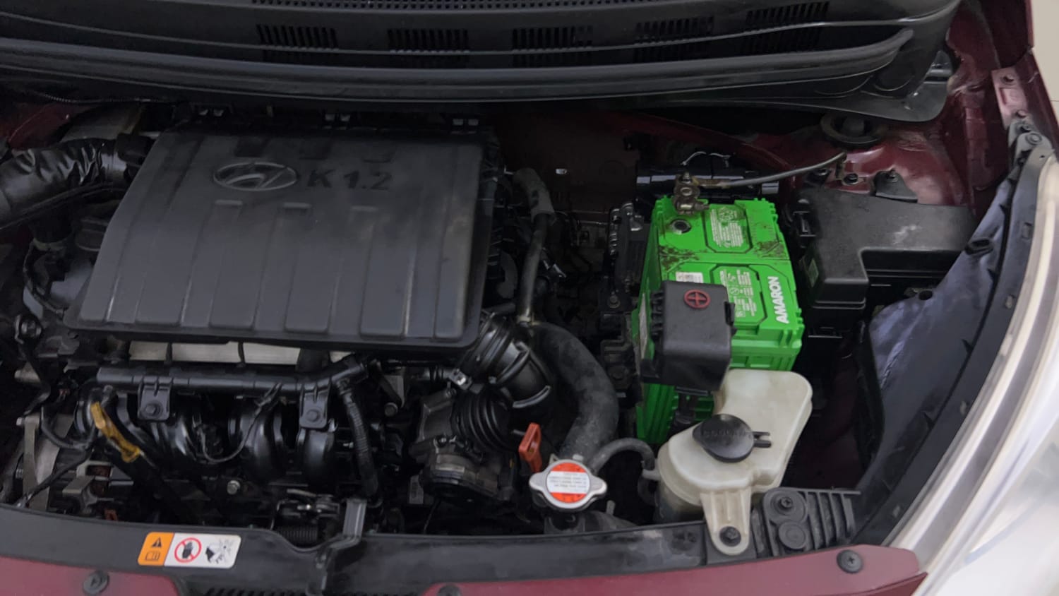 Used 2017 Hyundai Grand i10 Magna AT 1.2 Kappa VTVT Petrol Automatic engine ENGINE LEFT SIDE VIEW