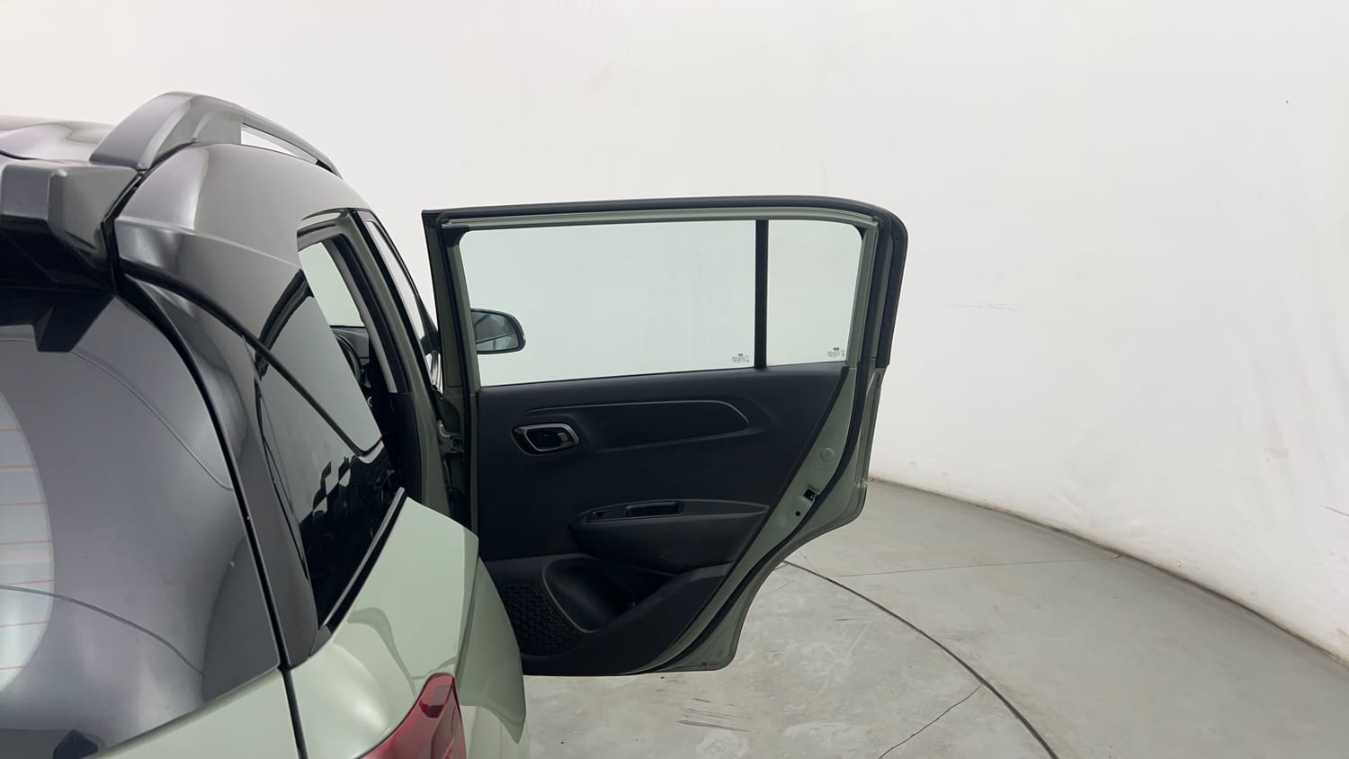 Used 2023 Hyundai Exter SX (O) Connect 1.2 MT Dual Tone Petrol Manual interior RIGHT REAR DOOR OPEN VIEW