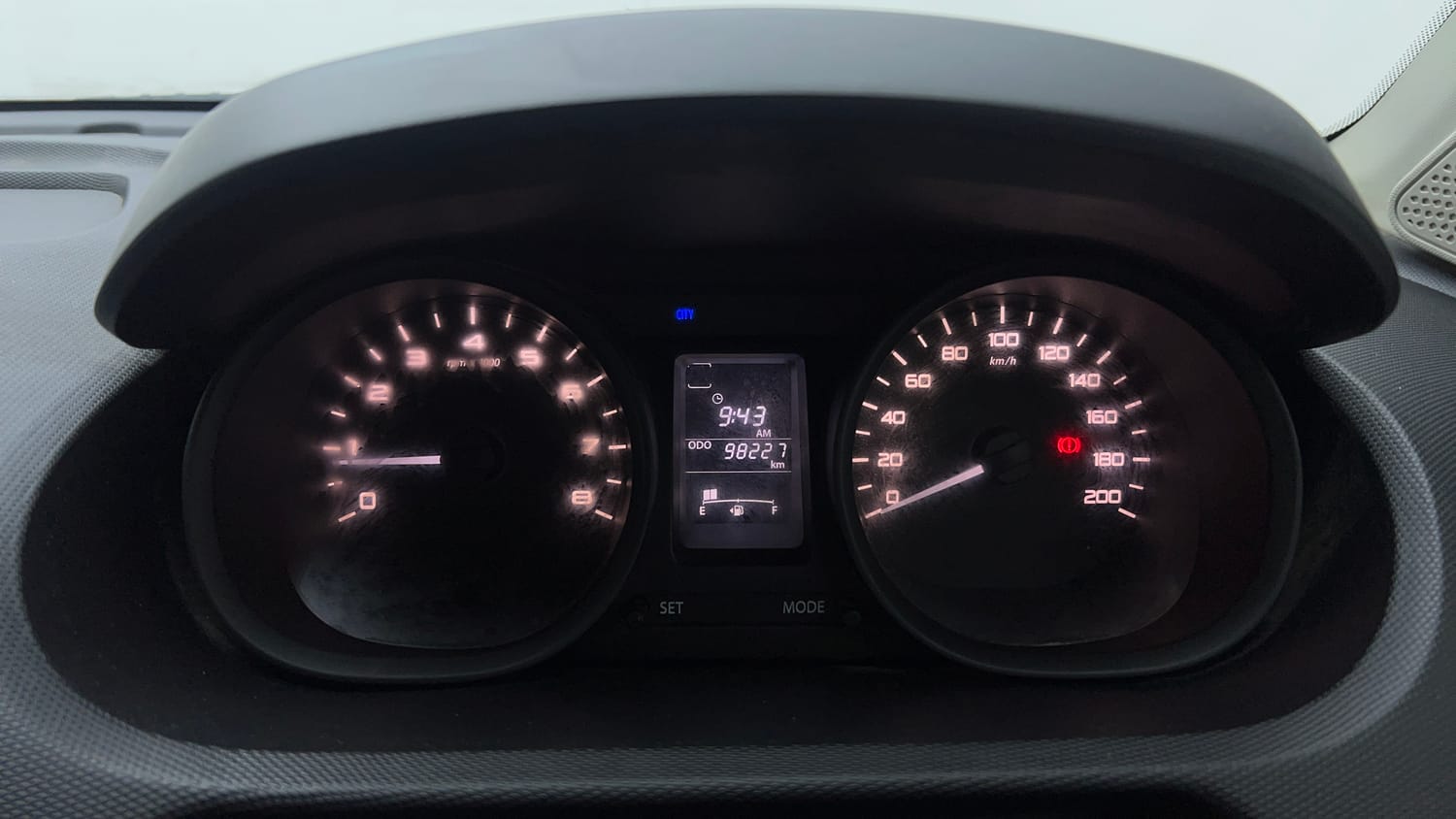 Used 2017 Tata Tiago Revotron XT Petrol Manual interior CLUSTERMETER VIEW