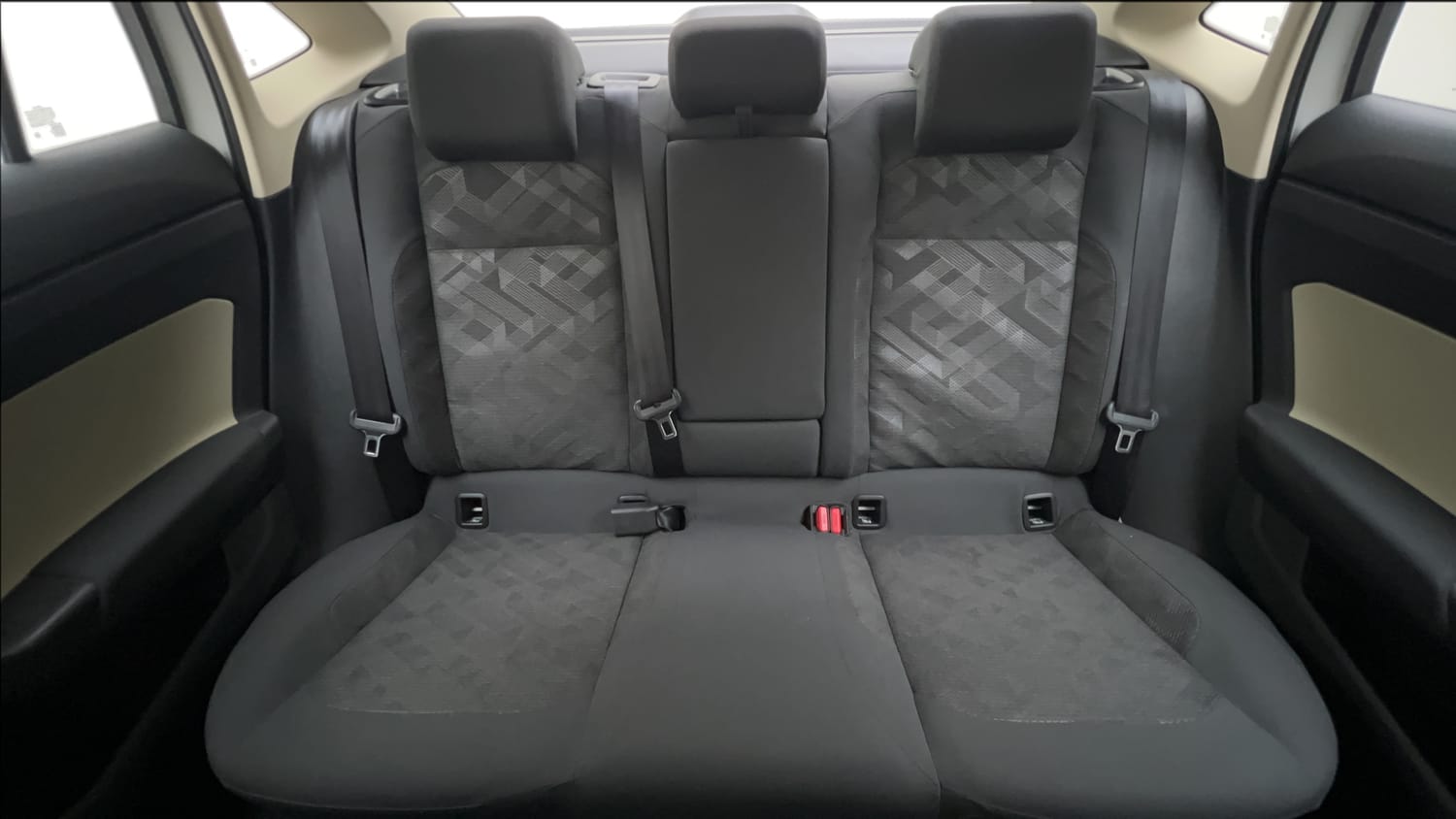 Used 2023 Skoda Slavia Ambition 1.0L TSI MT Petrol Manual interior REAR SEAT CONDITION VIEW