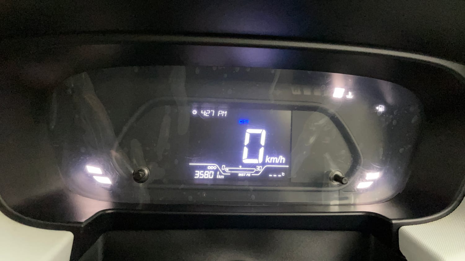 Used 2024 Tata Punch Accomplished MT Petrol Manual interior CLUSTERMETER VIEW