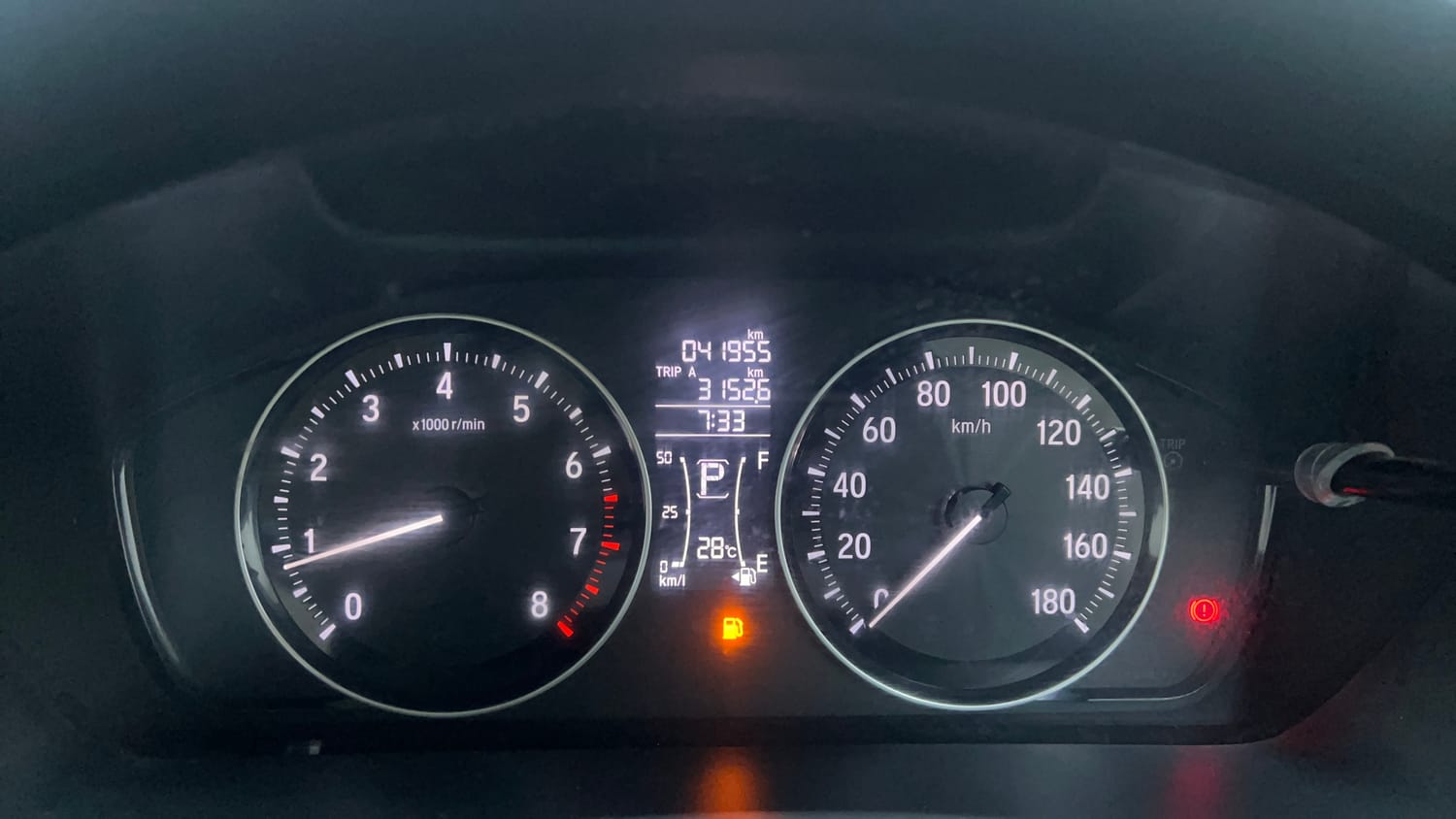 Used 2020 Honda Amaze 1.2 VX CVT Petrol Petrol Automatic interior CLUSTERMETER VIEW