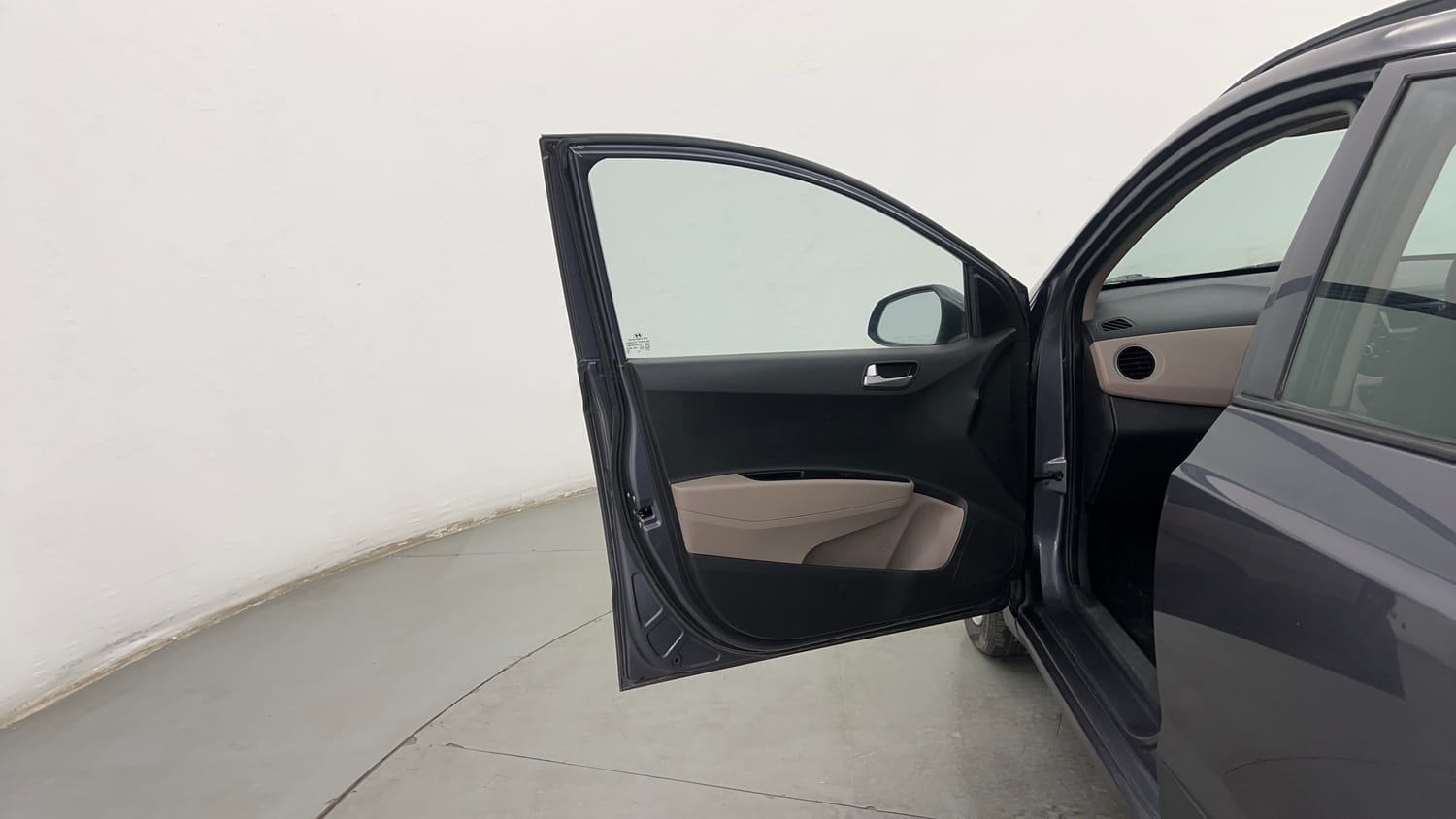 Used 2014 Hyundai Grand i10 Asta AT 1.2 Kappa VTVT Petrol Automatic interior LEFT FRONT DOOR OPEN VIEW