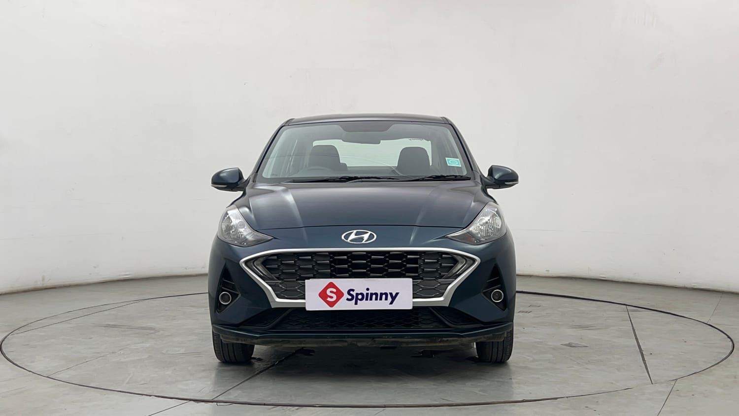Used 2022 Hyundai Aura SX 1.2 Petrol Petrol Manual exterior FRONT VIEW