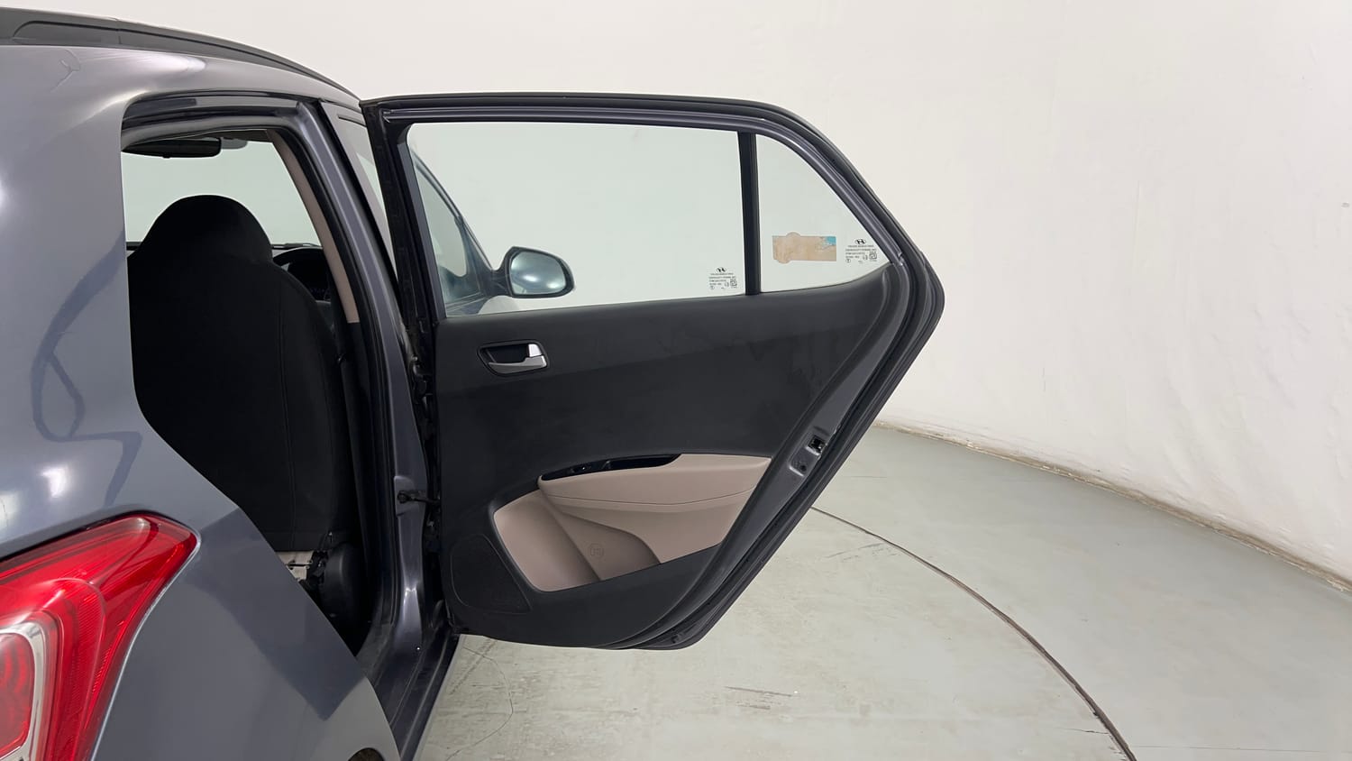Used 2014 Hyundai Grand i10 Asta AT 1.2 Kappa VTVT Petrol Automatic interior RIGHT REAR DOOR OPEN VIEW