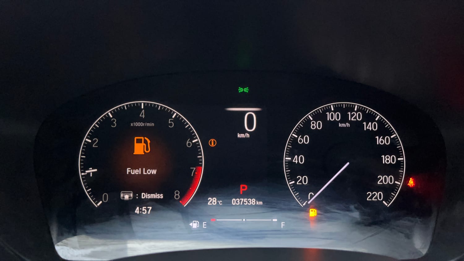 Used 2022 Honda City ZX CVT Petrol Petrol Automatic interior CLUSTERMETER VIEW