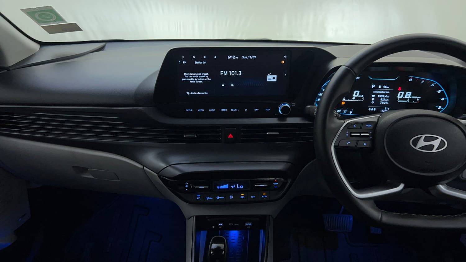 Used 2025 Hyundai New i20 Asta (O) 1.2 IVT Petrol Automatic interior MUSIC SYSTEM & AC CONTROL VIEW