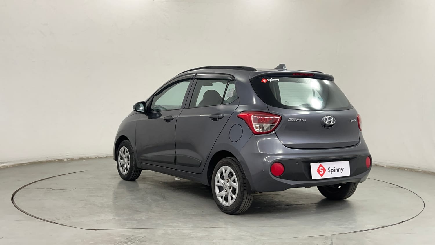 Used 2018 Hyundai Grand i10 Sportz 1.2 Kappa VTVT Petrol Manual exterior LEFT REAR CORNER VIEW