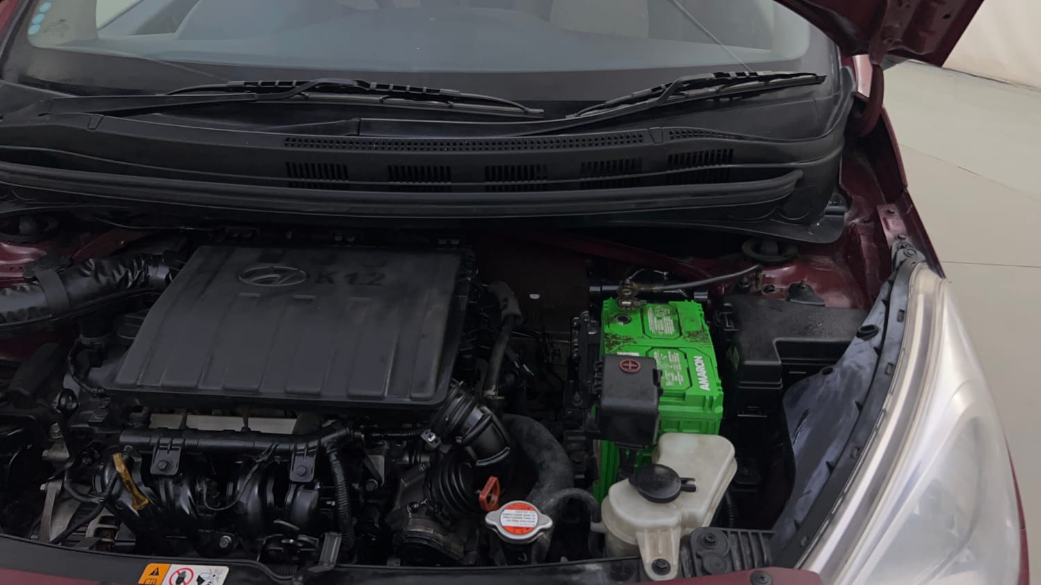 Used 2017 Hyundai Grand i10 Magna AT 1.2 Kappa VTVT Petrol Automatic engine ENGINE LEFT SIDE HINGE & APRON VIEW