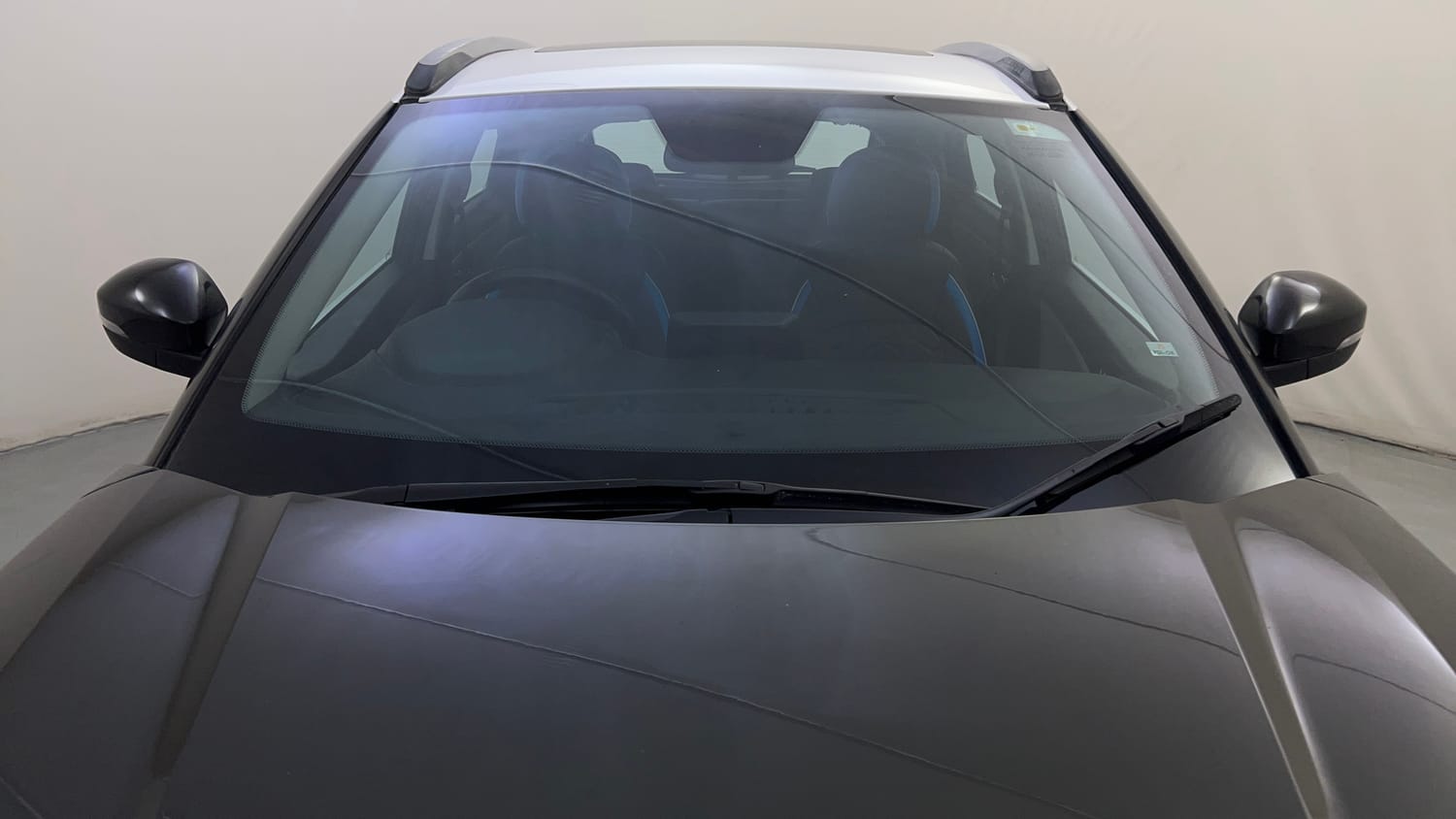 Used 2020 Tata Nexon XZ Plus (O) Dual Tone Petrol Manual exterior FRONT WINDSHIELD VIEW